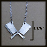 Crossed Cleavers Necklace