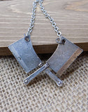 Crossed Cleavers Necklace