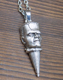 Ice Cream Frankenstein Cone Necklace