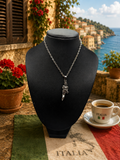 Gobo Italian Good Luck Hunchback Necklace