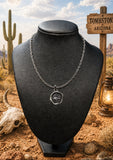 Jackalope wax seal necklace