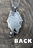 Baba Yaga house sided necklace