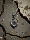 Wax Seal Circus Clown necklace