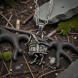 Baba Yaga 2 sided necklace