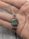 Baba Yaga 2 sided necklace