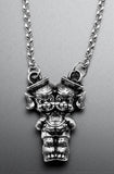 Doggie Conjoined 2 Headed Squeak toy Necklace