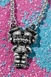 Doggie Conjoined 2 Headed Squeak toy Necklace