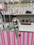 Ice Cream Skulls Necklace