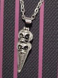 Ice Cream Skulls Necklace