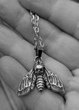 Deaths head Moth Necklace