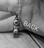 Skeleton Kewpie Necklace