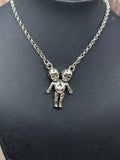 2 Headed Kewpie Necklace