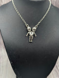 2 Headed Kewpie Necklace