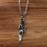 Gobo Itialian Hunchback necklace