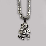 Wind up Monkey with Cymbals Necklace