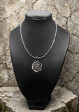 Wax seal Frog Skeleton necklace