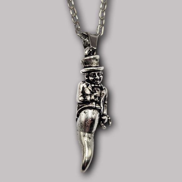 Gobo Itialian Hunchback necklace