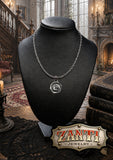 Wax Seal Psycho House necklace