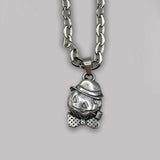 Halloween Pumpkin Man Necklace