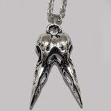 Twin Raven Skull necklace