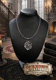 Wax seal Frog Skeleton necklace
