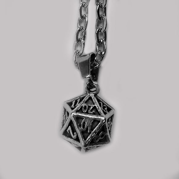 D20 Dice necklace