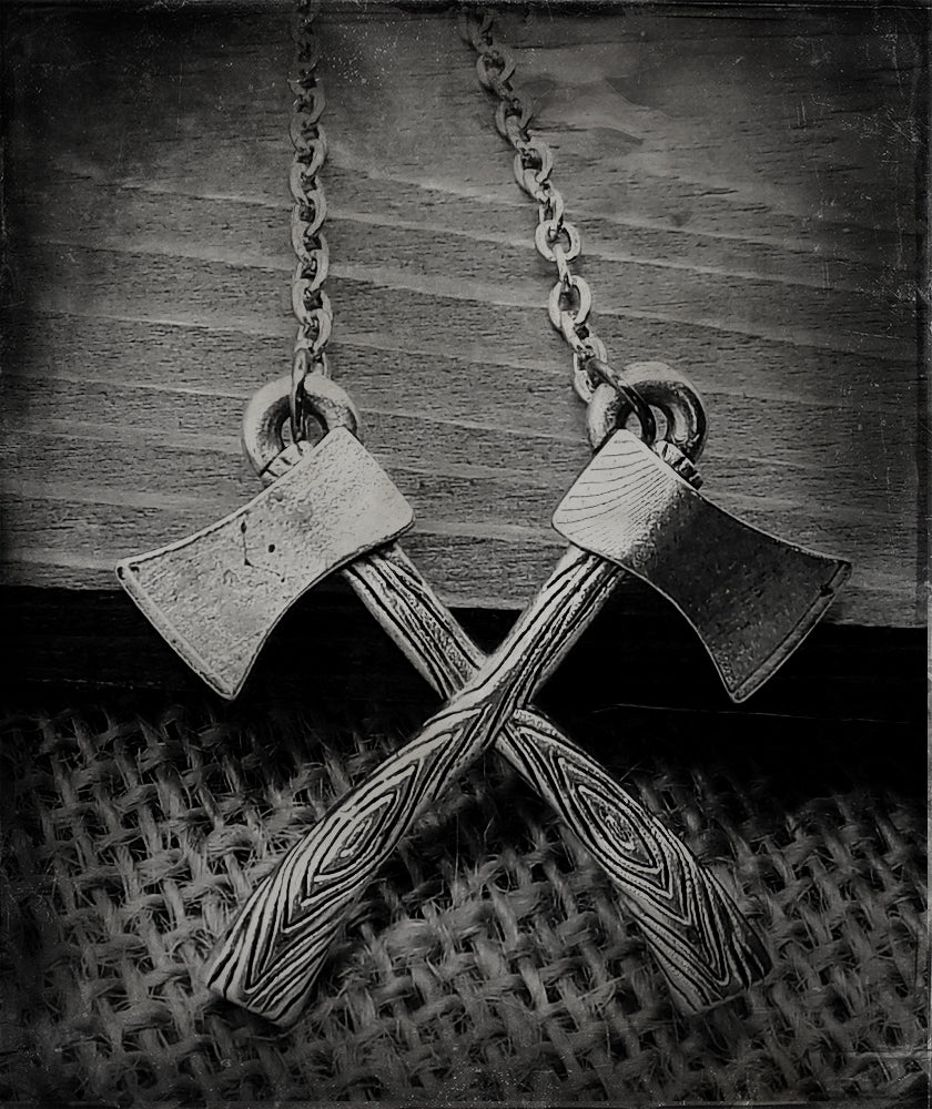 2 Axes Necklace – Zanti Jewelry