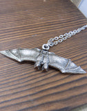 Two Headed Bat Necklace