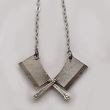 Crossed Cleavers Necklace