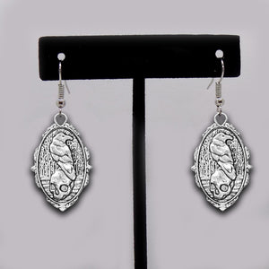 Crow earrings 2