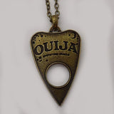 Ouija Planchette Necklace Large Brass Version
