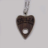 Ouija Planchette Necklace Wood Version