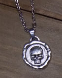 Warhammer 40k Skull purity wax seal necklace