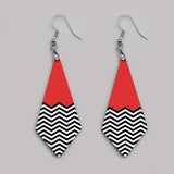 Twin Peaks Diamond Earrings